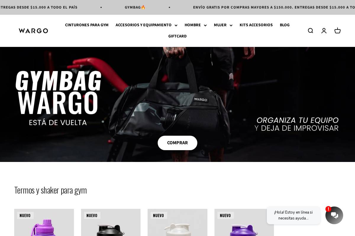 wargosports.com homepage screenshot