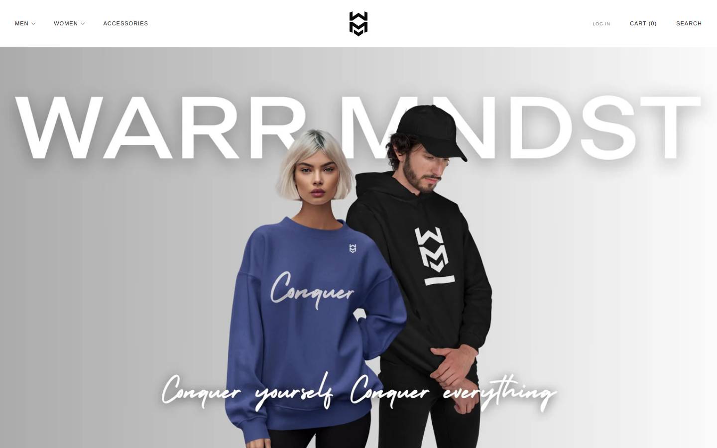 warriormindset.co homepage screenshot