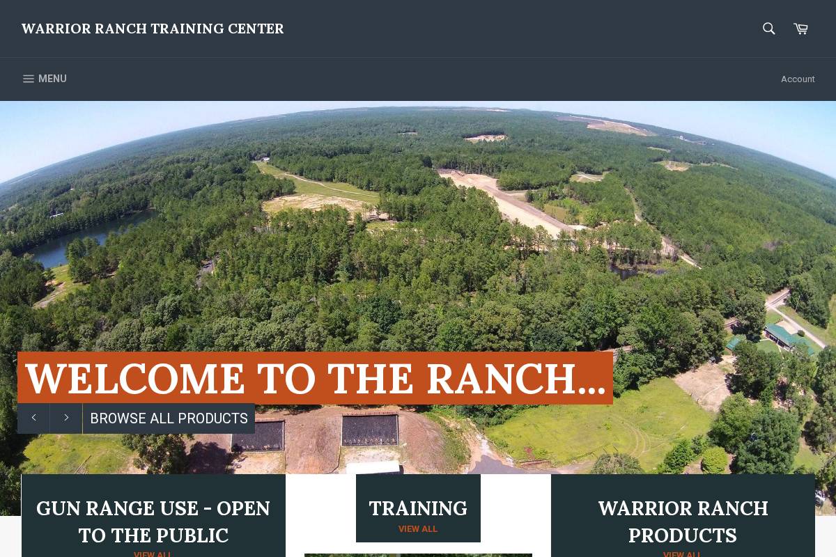 warriorranchtc.com homepage screenshot