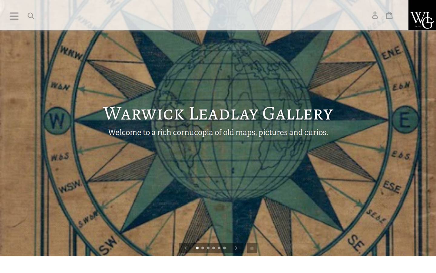 warwickleadlay.com homepage screenshot