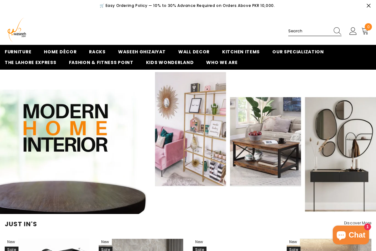 waseeh.com homepage screenshot