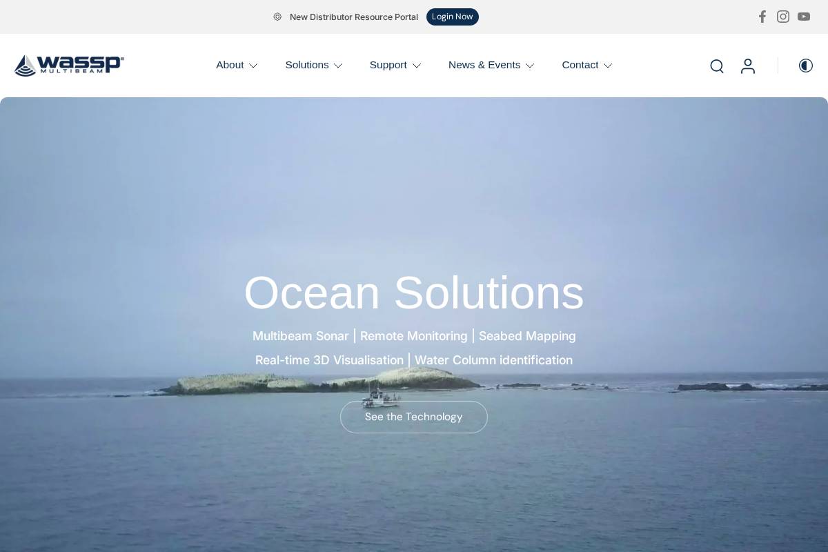 wassp.com homepage screenshot