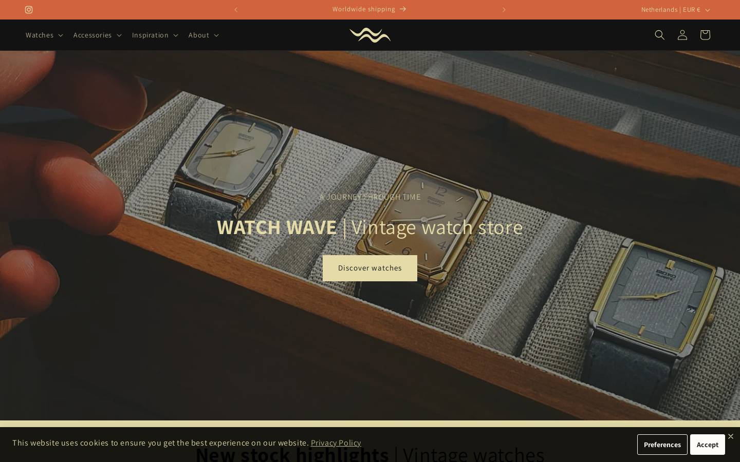 watch-wave.com homepage screenshot