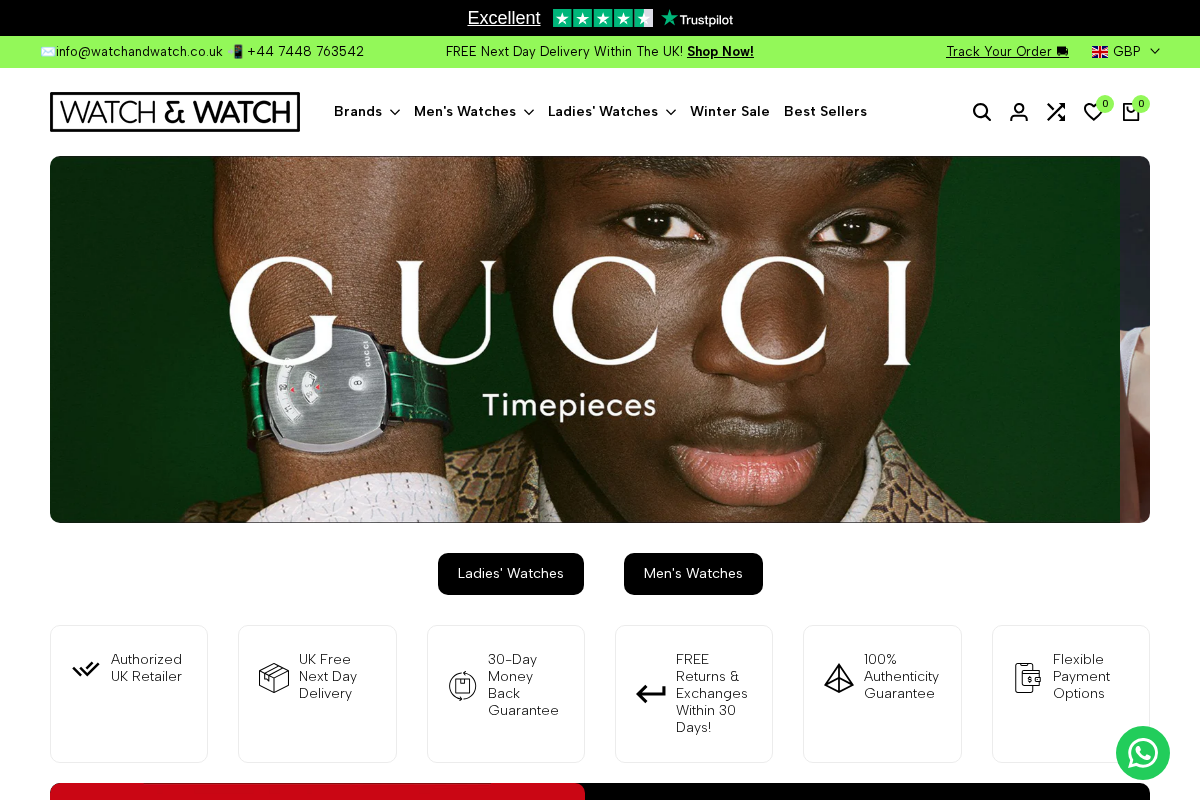WATCH & WATCH homepage screenshot