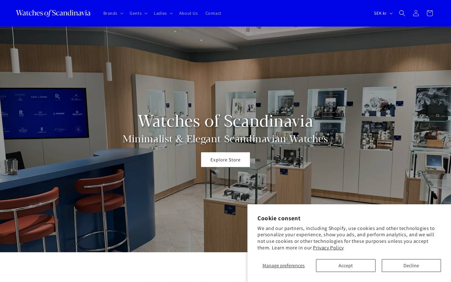 watchesofscandinavia.com homepage screenshot