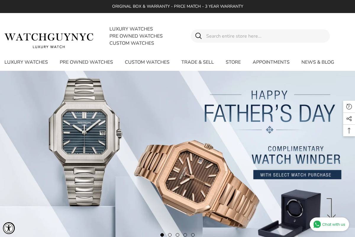 WatchGuyNYC homepage screenshot