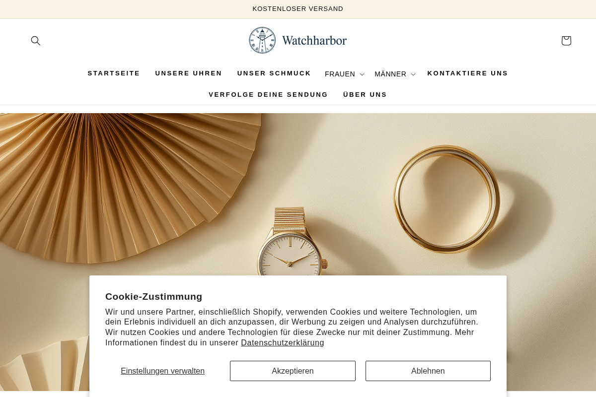 watchharbor.shop homepage screenshot