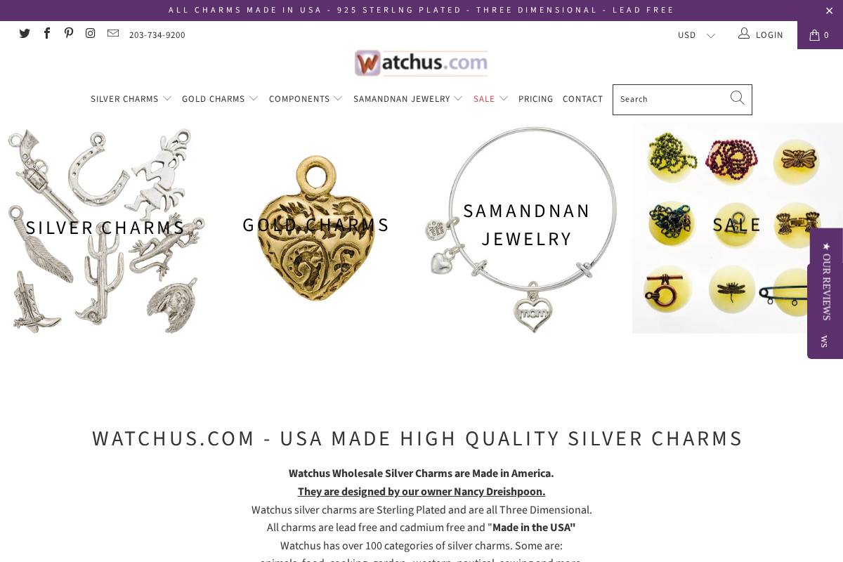 Watchus homepage screenshot