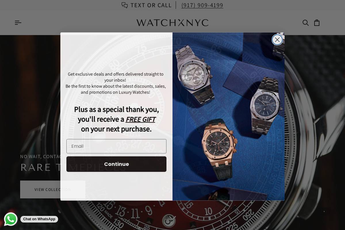 watchxnyc.com homepage screenshot