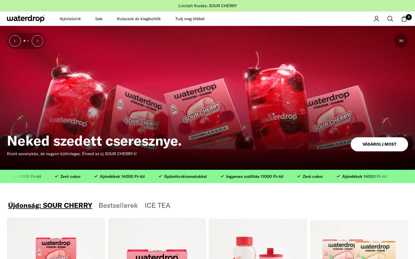 waterdrop® homepage screenshot