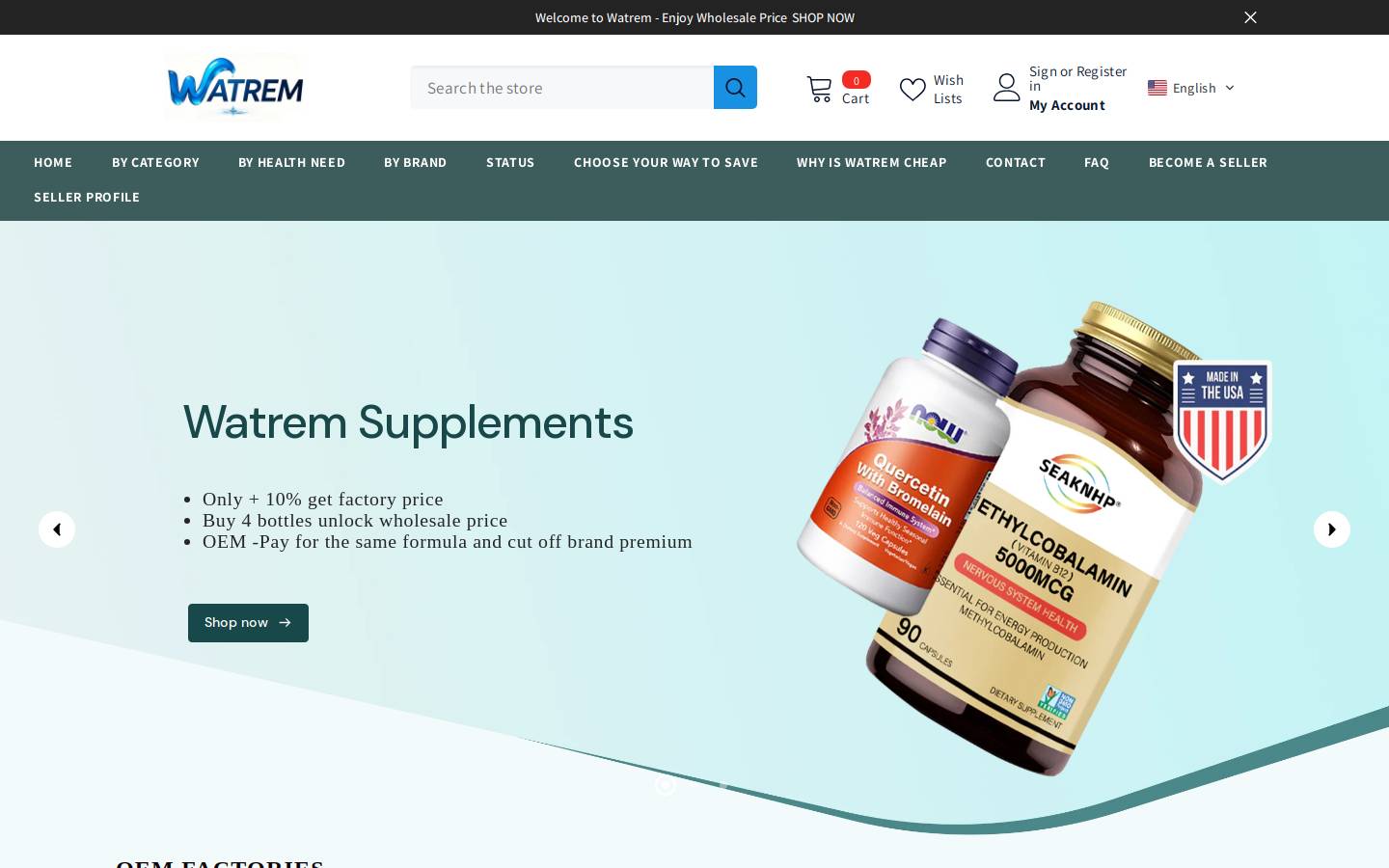 watrem.com homepage screenshot