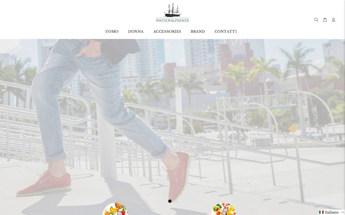 WATSON&PARKER homepage screenshot