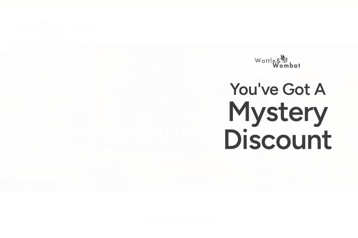 wattlewombat.com.au homepage screenshot