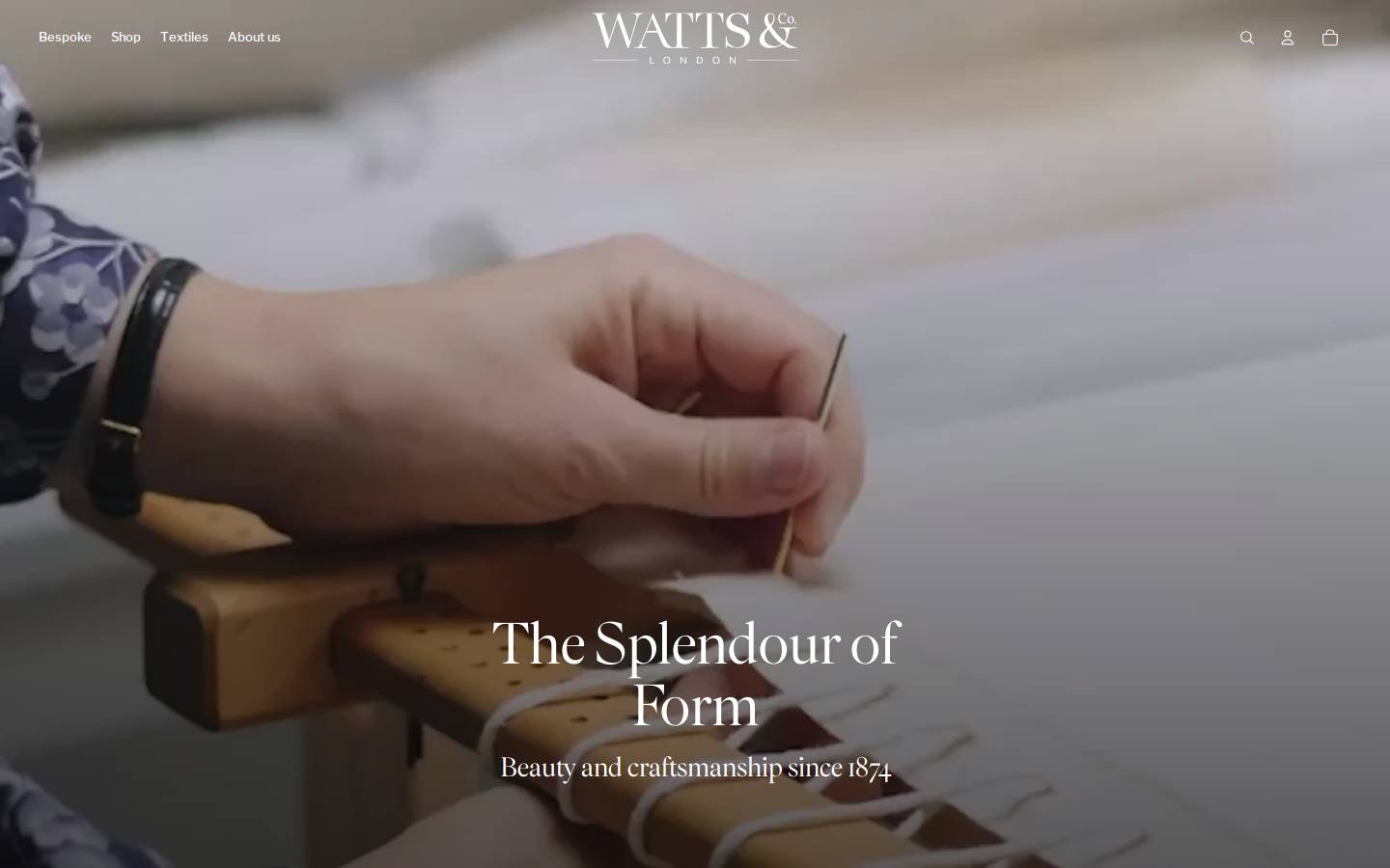 Watts & Co homepage screenshot