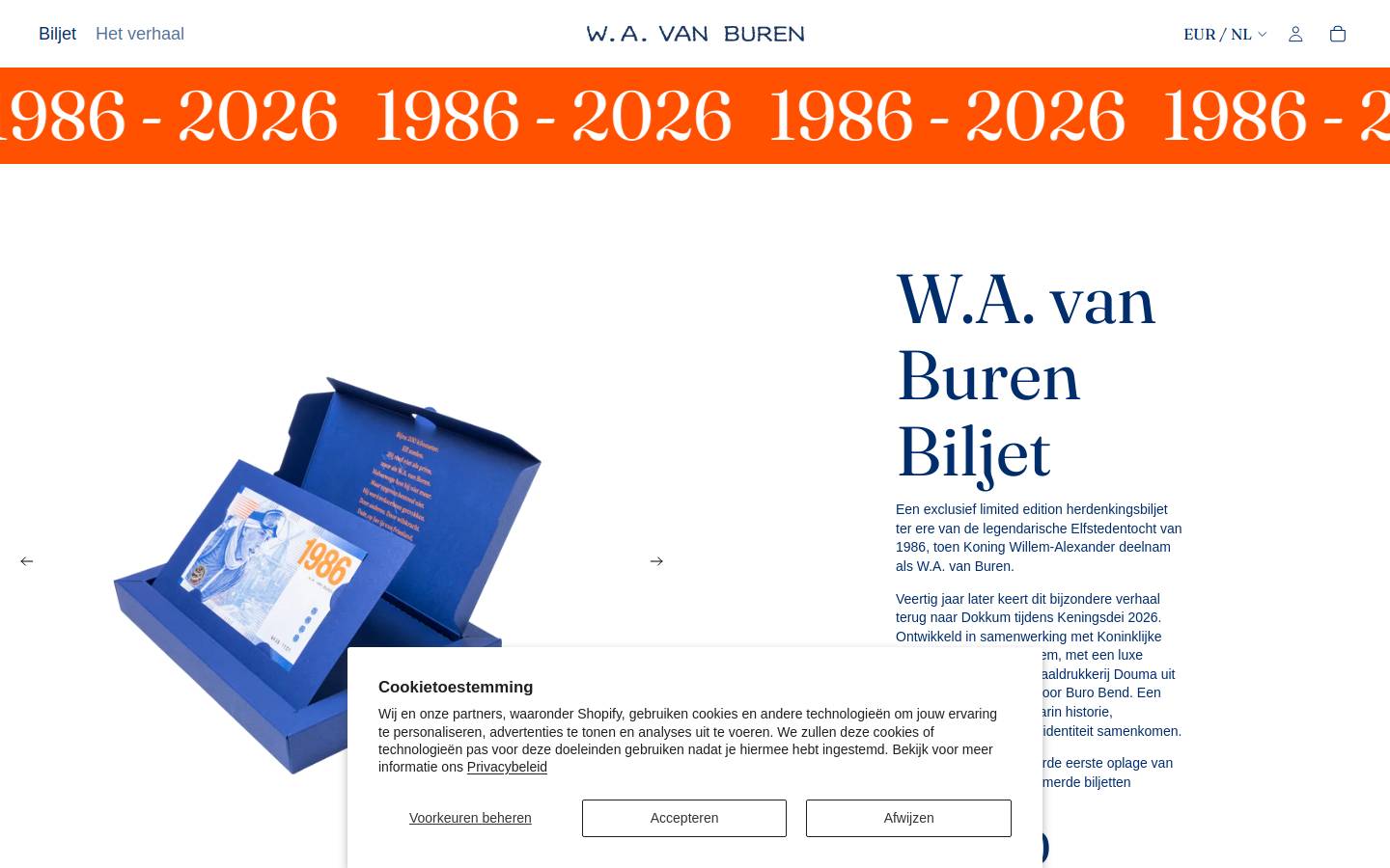 wavanburen.nl homepage screenshot