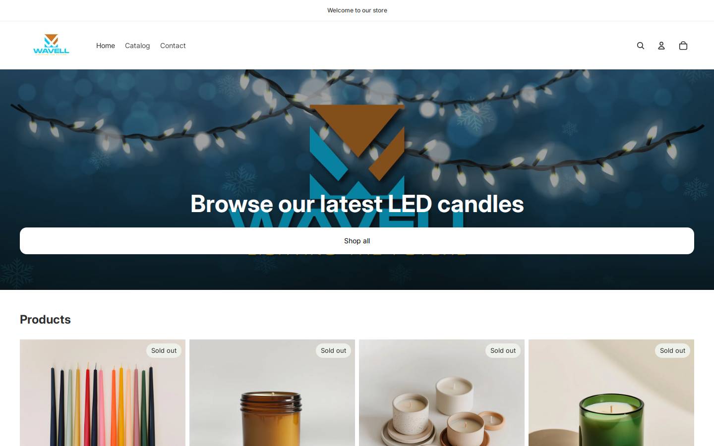 wavellsky.com homepage screenshot