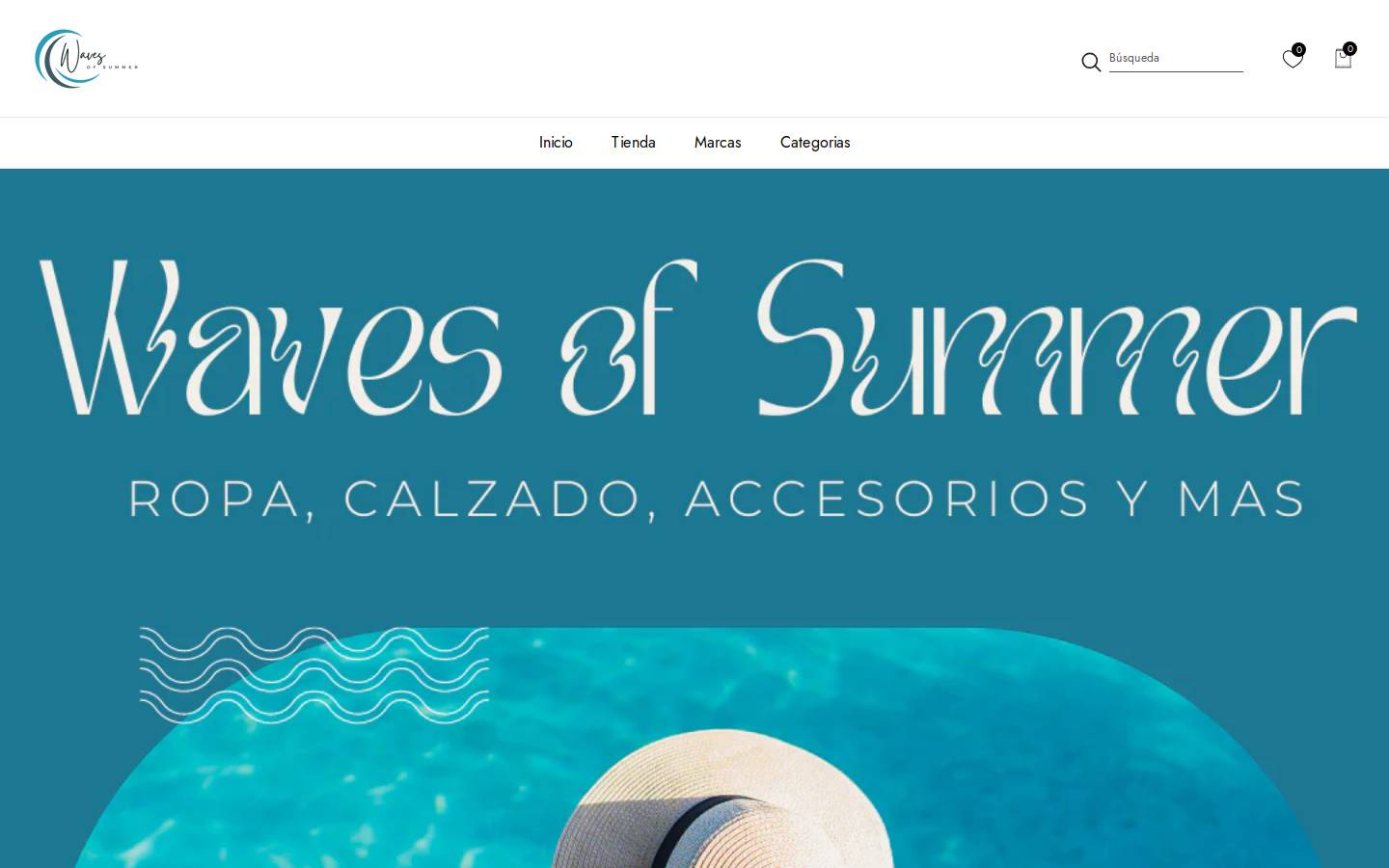 wavesofsummerpr.com homepage screenshot