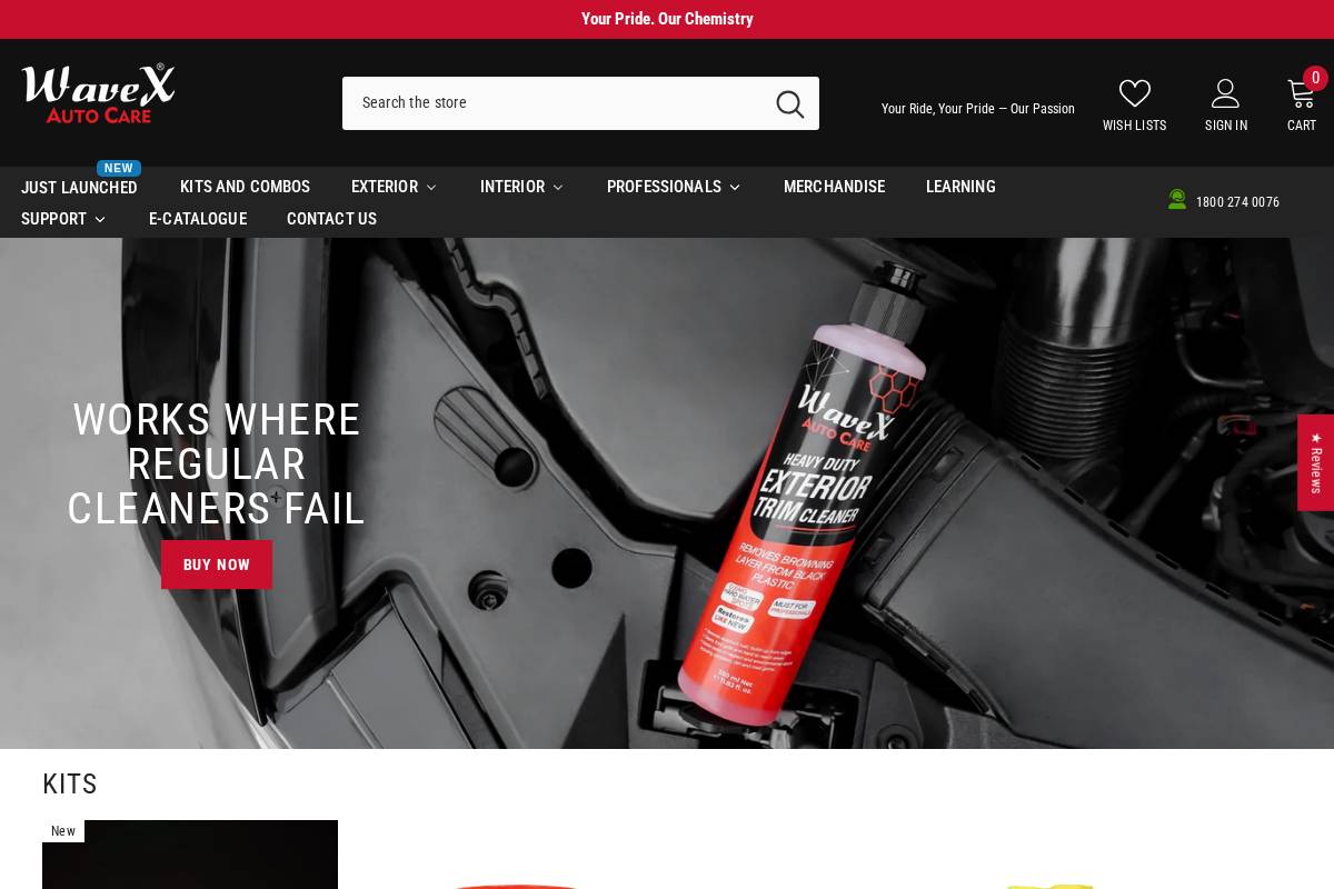 wavex.in homepage screenshot