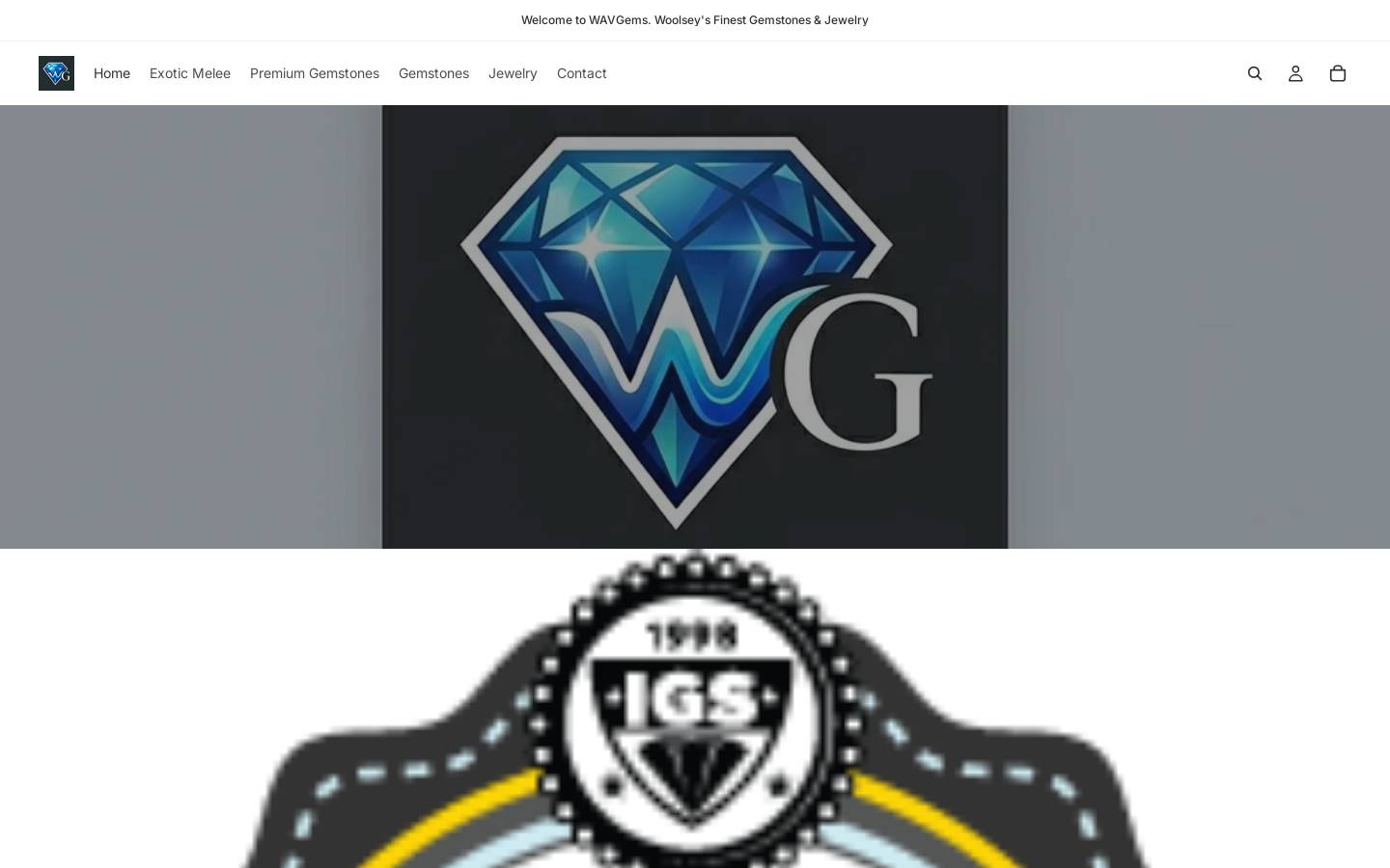 wavgems.com homepage screenshot