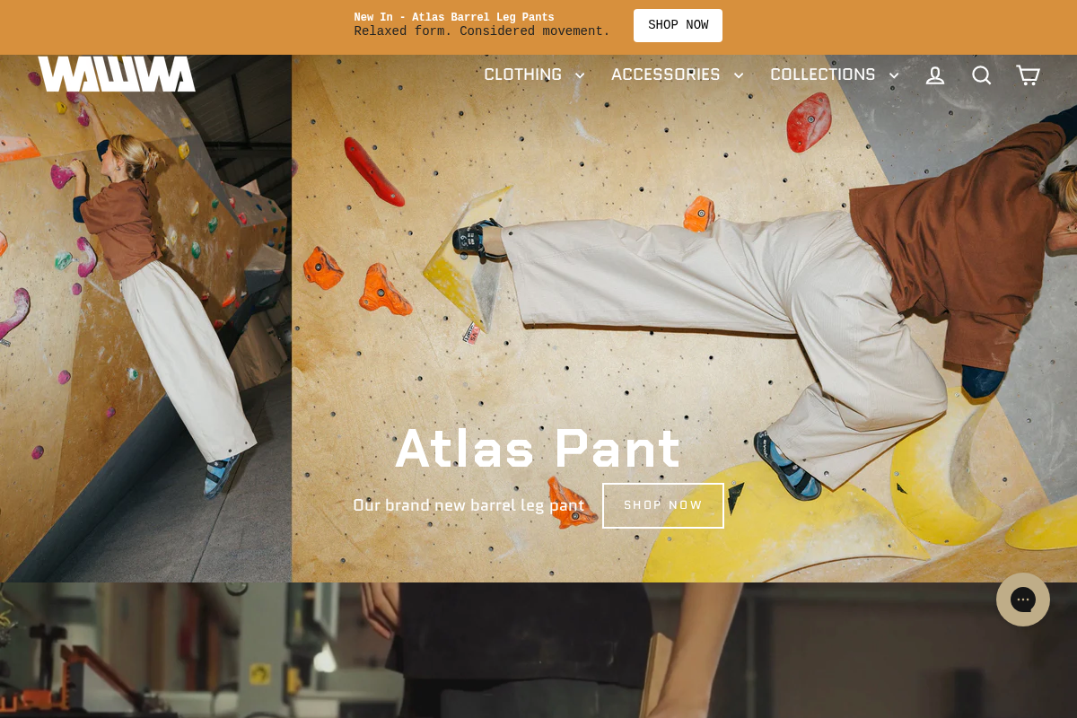 WAWWA homepage screenshot