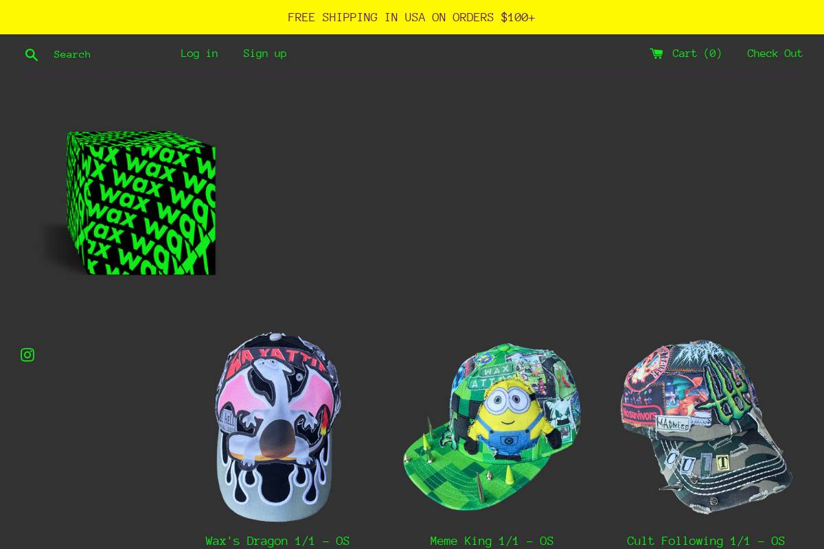 waxattic.com homepage screenshot