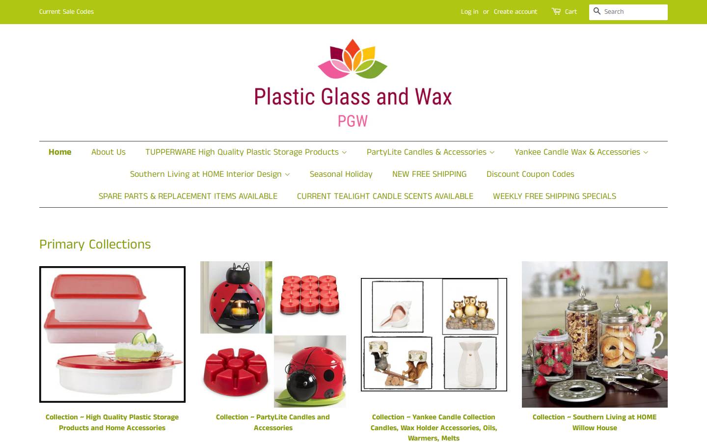 waxessories.com homepage screenshot