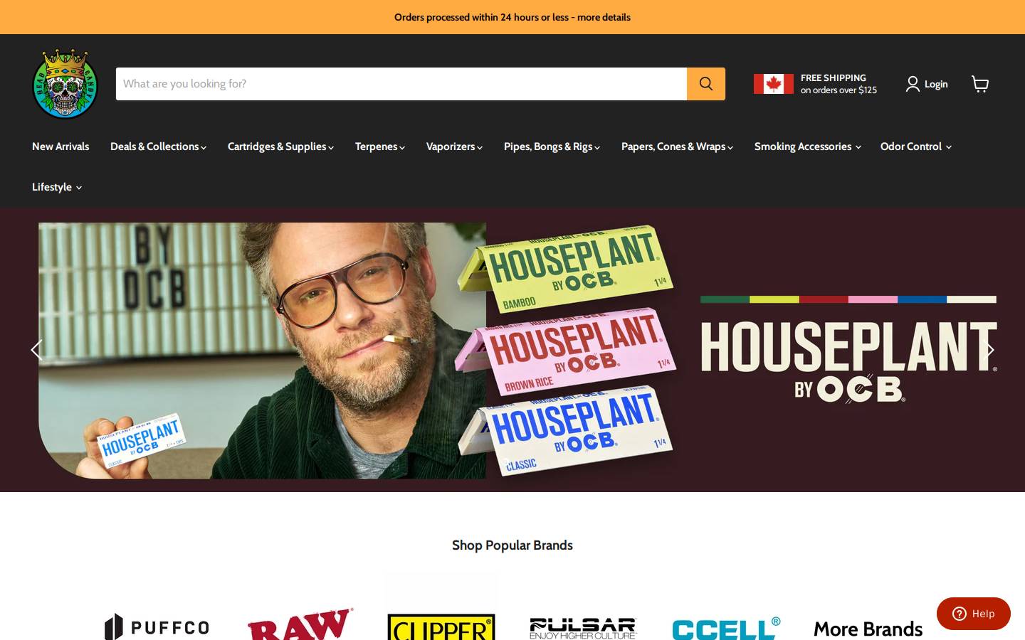 waxliquidizercanada.com homepage screenshot
