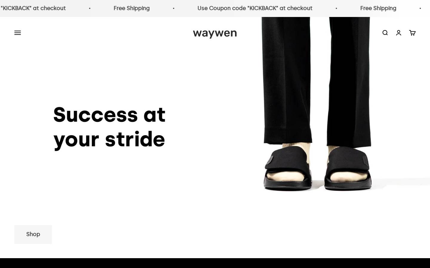 waywen.in homepage screenshot