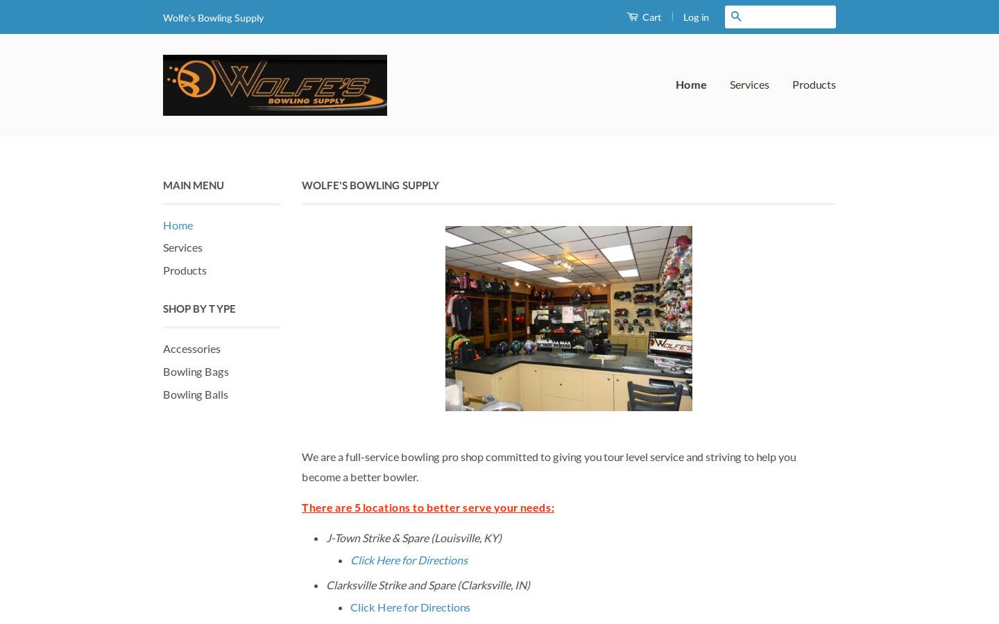 wbsbowling.com homepage screenshot
