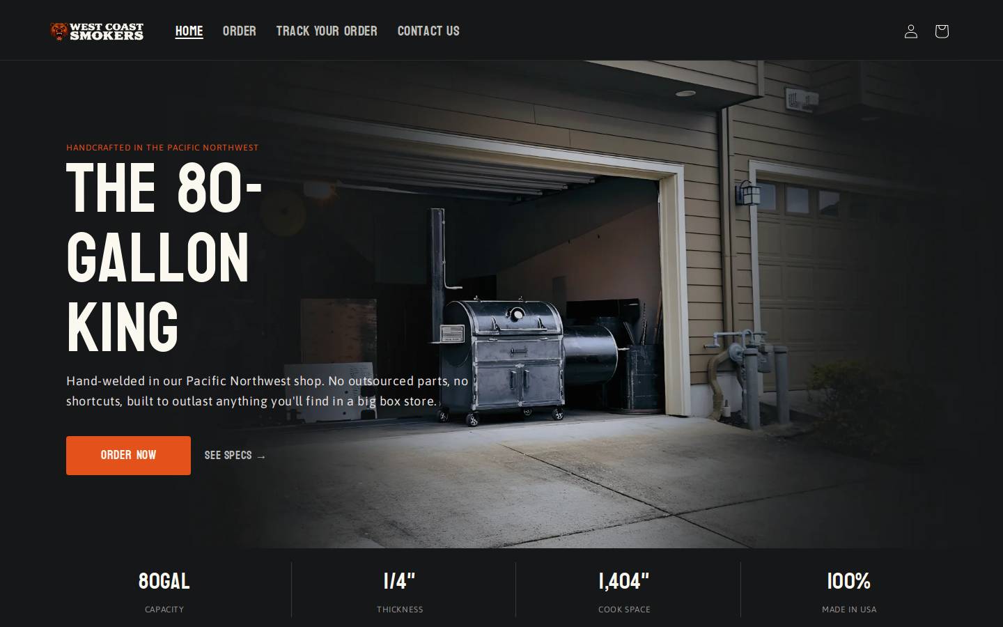 wcsmokers.com homepage screenshot