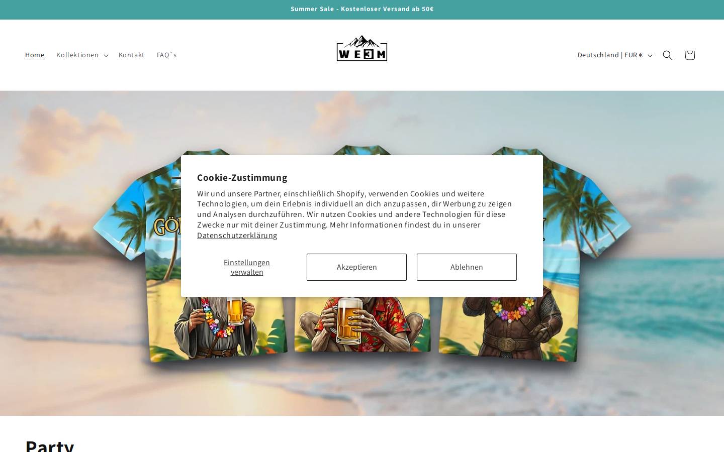 we3m.de homepage screenshot