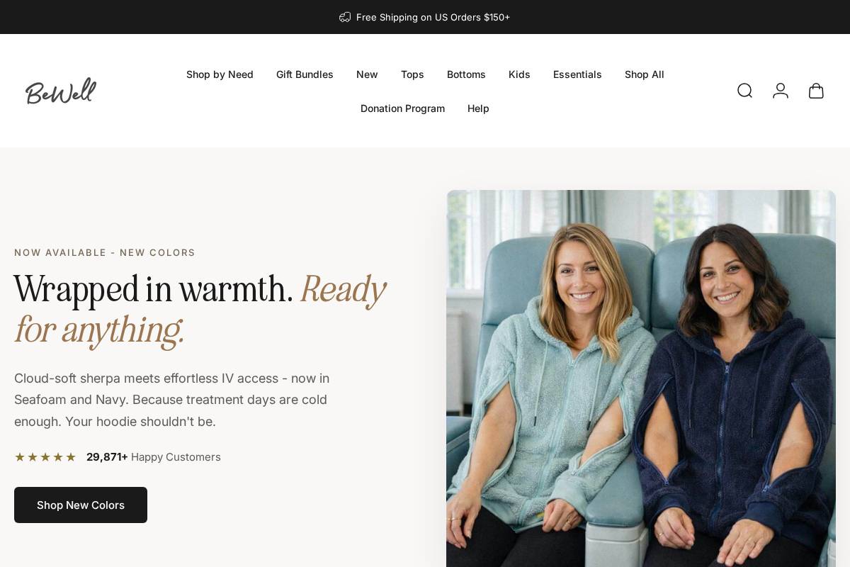 wearebewell.com homepage screenshot