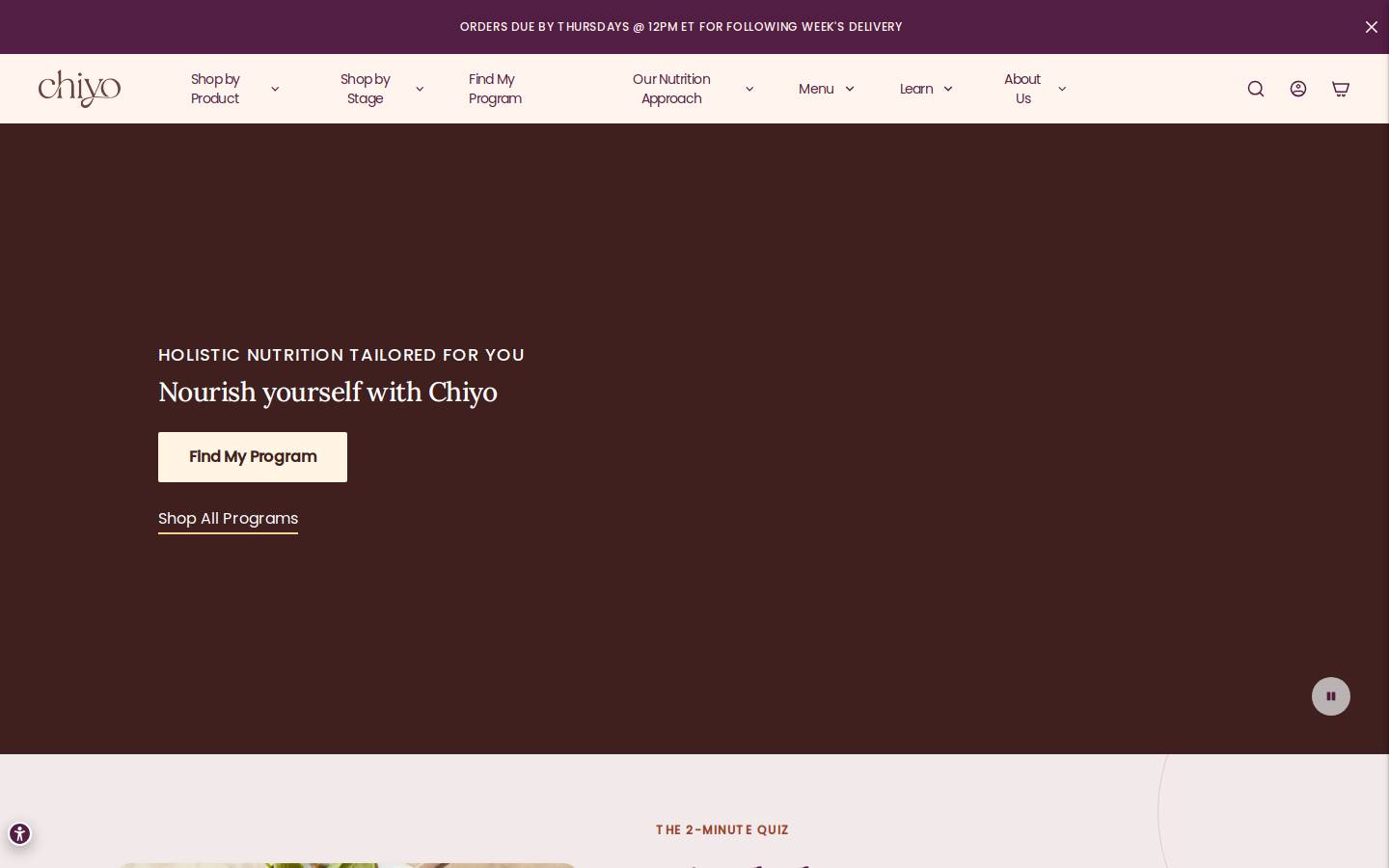 wearechiyo.com homepage screenshot
