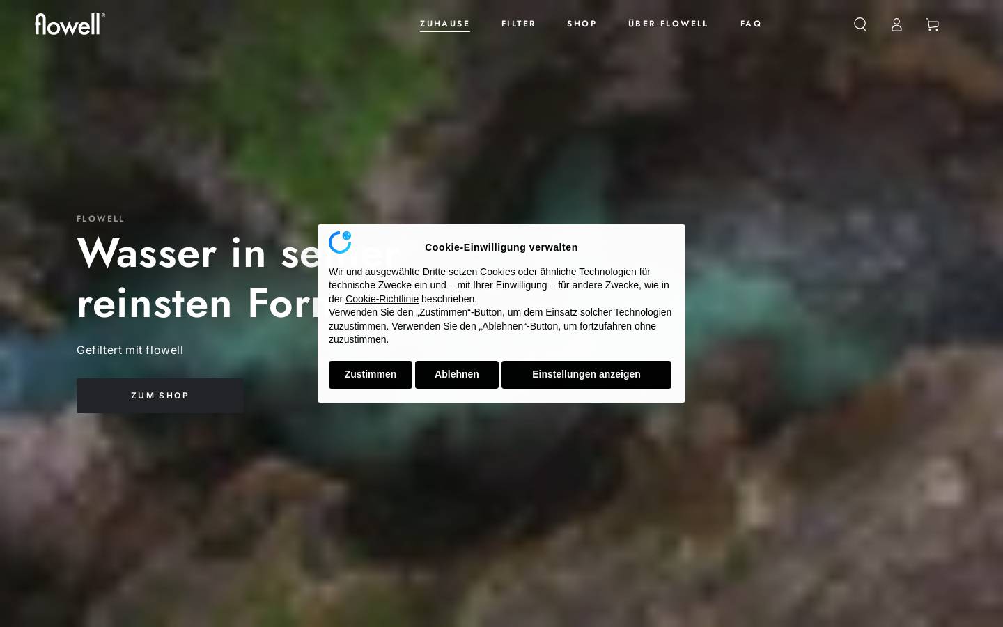 weareflowell.com homepage screenshot