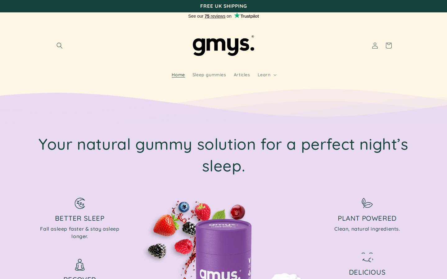 gmys. homepage screenshot