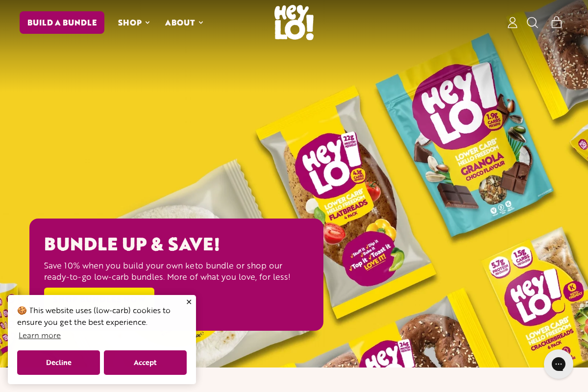 Heylo homepage screenshot