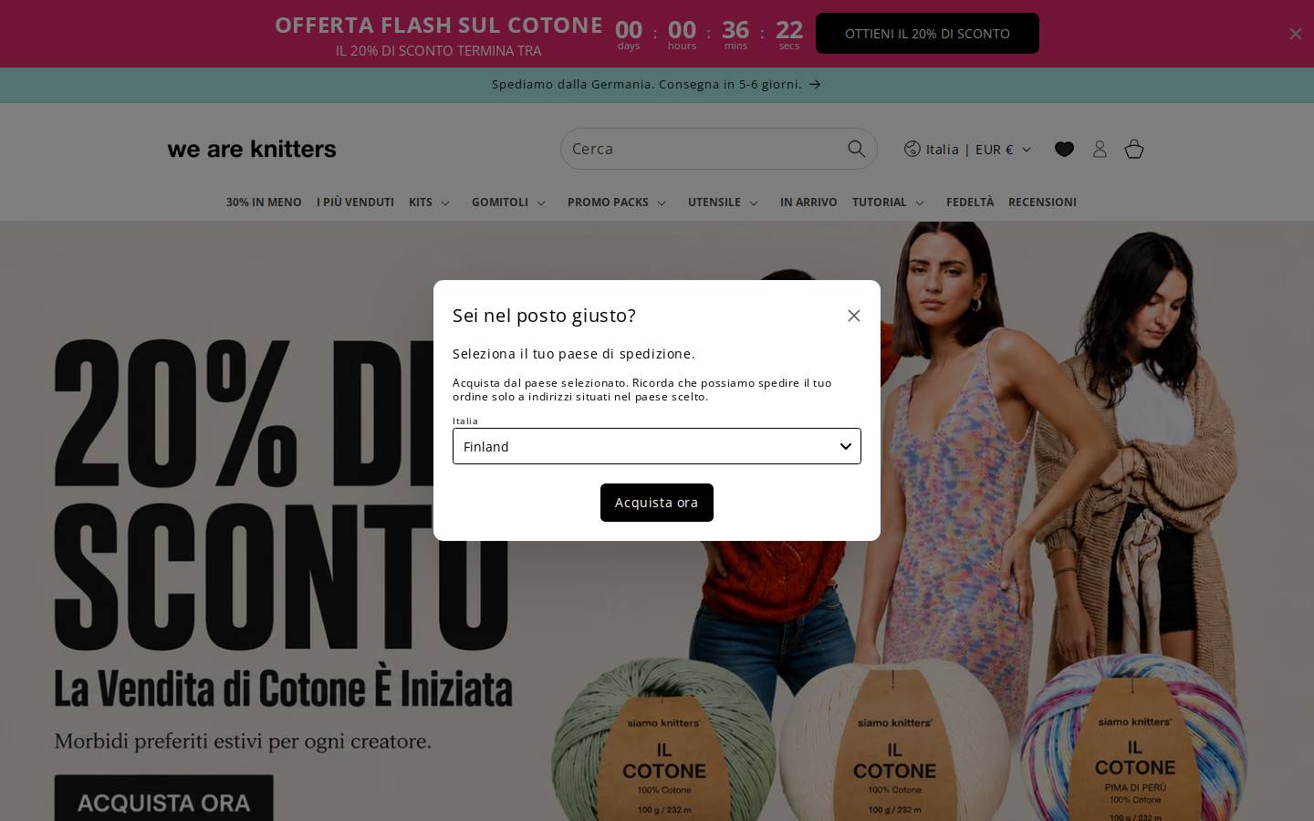 We Are Knitters homepage screenshot