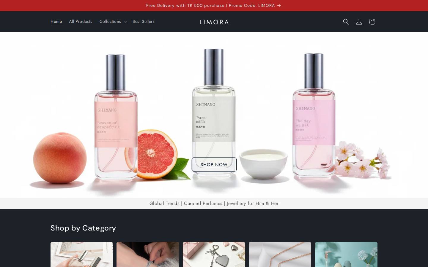 wearelimora.com homepage screenshot
