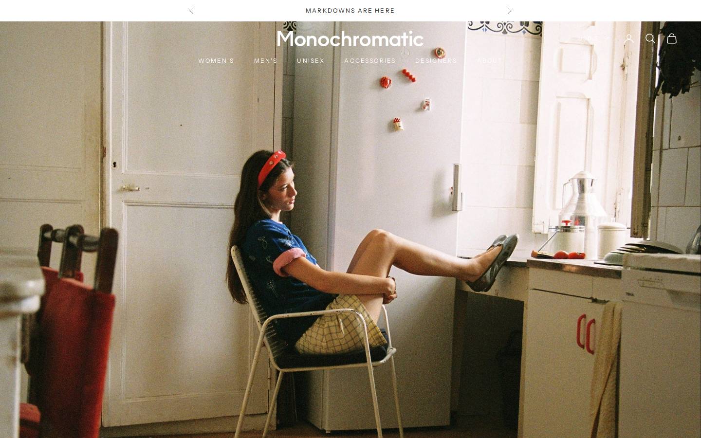 wearemonochromatic.com homepage screenshot