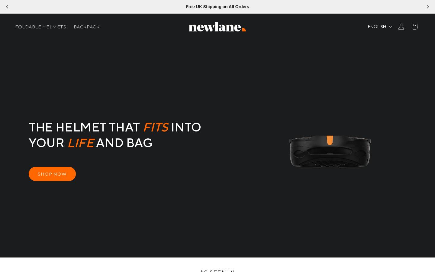 Wearenewlane homepage screenshot