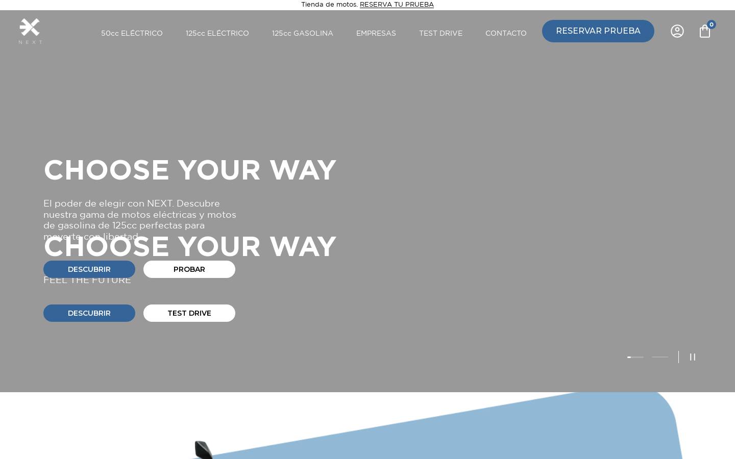 wearenextmotors.com homepage screenshot