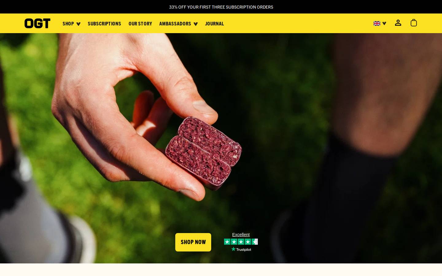 One Good Thing (OGT) homepage screenshot