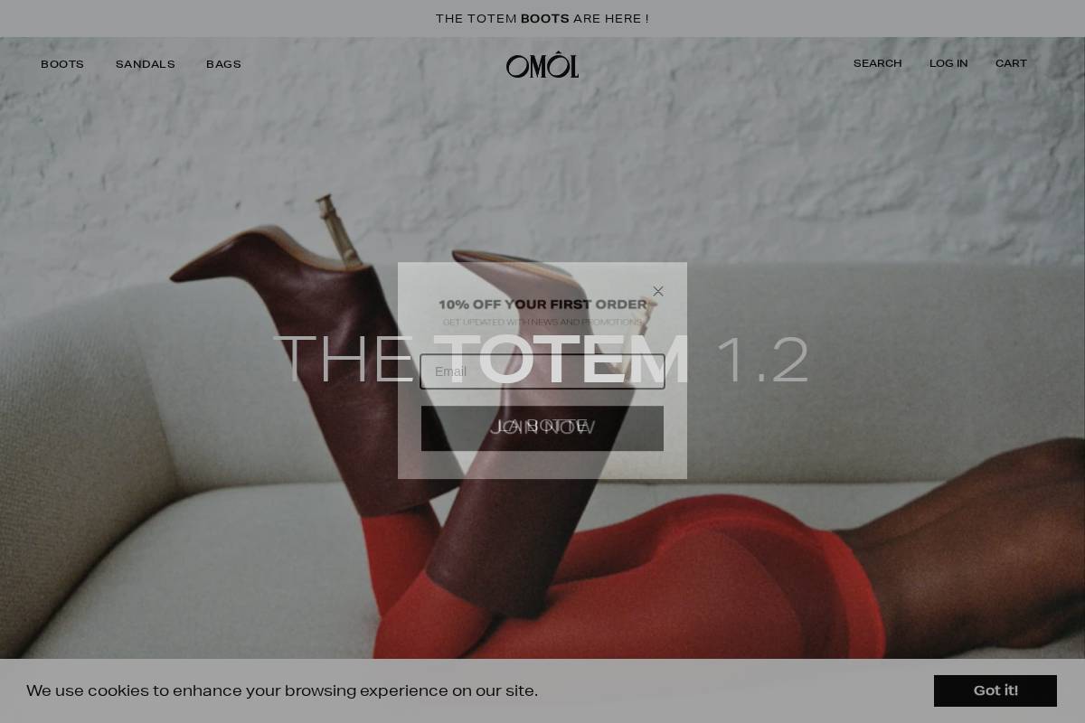 weareomol.com homepage screenshot