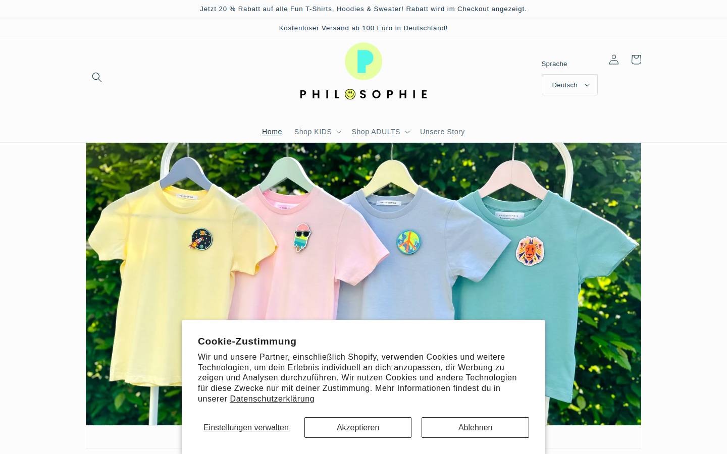 wearephilosophie.co homepage screenshot