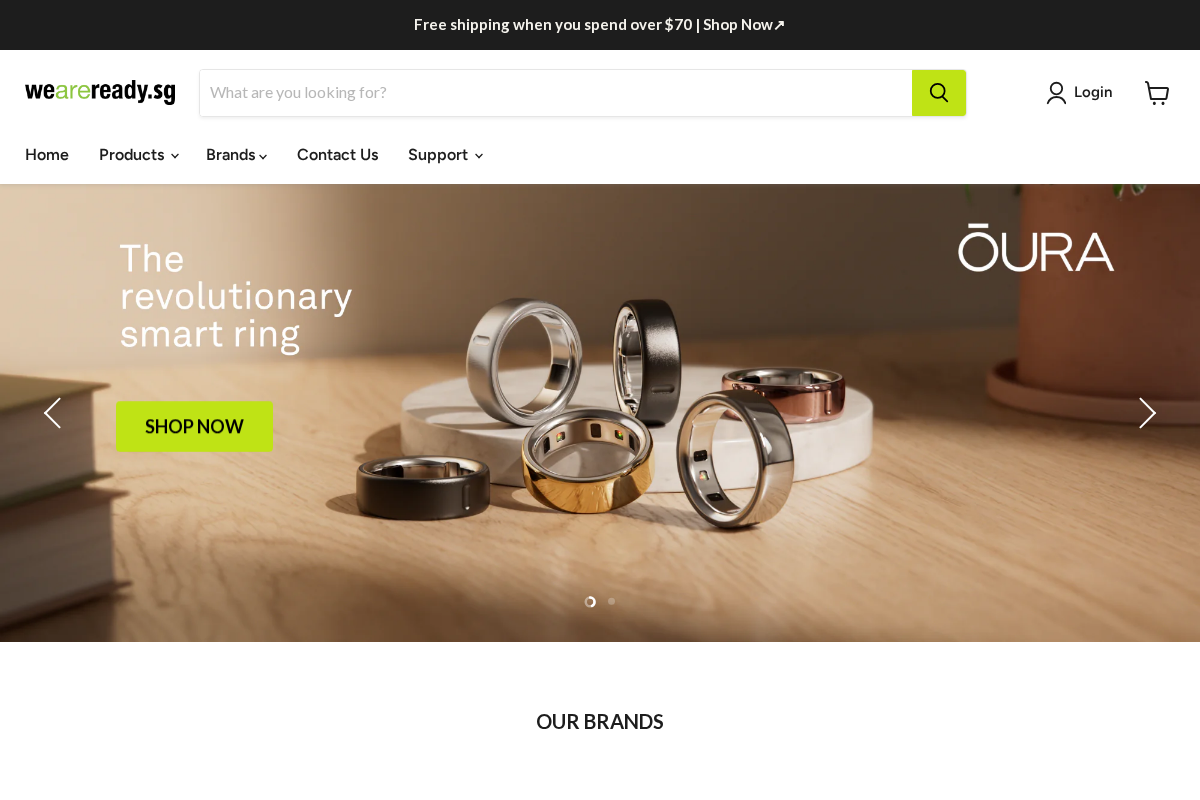 WEAREREADY.SG homepage screenshot