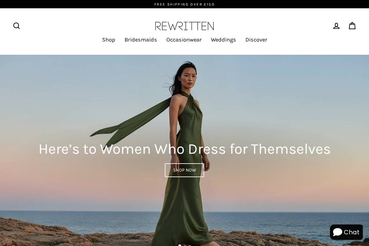 wearerewritten.com homepage screenshot