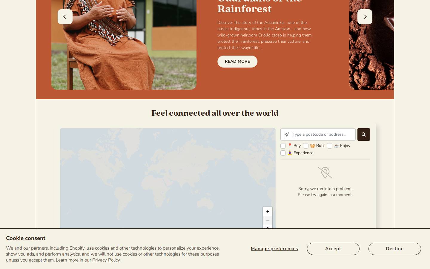 wearesacred.com.au homepage screenshot