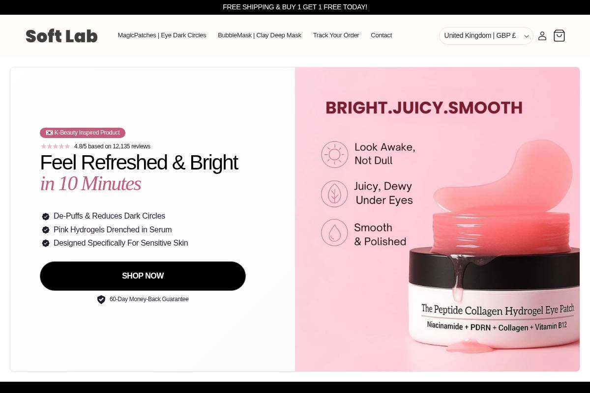 wearesoftlab.com homepage screenshot