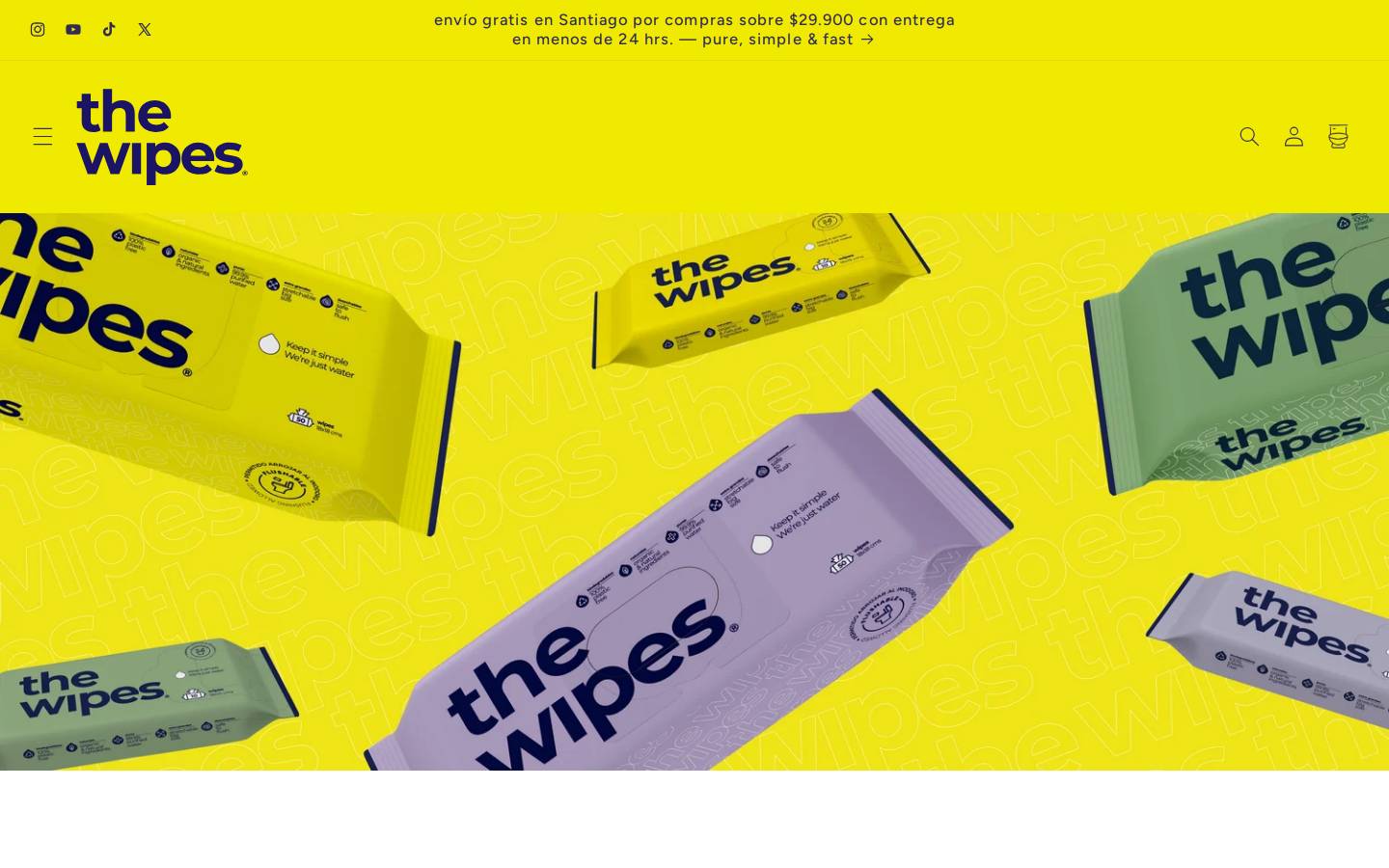 wearethewipes.com homepage screenshot