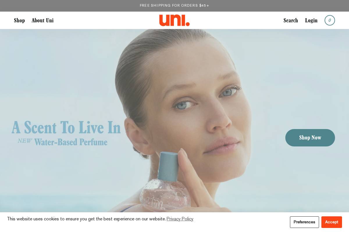 weareuni.com homepage screenshot